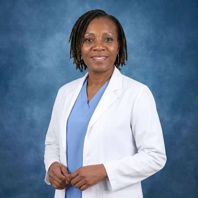 The clinic — uniform AI team headshot