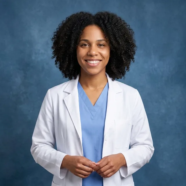 The clinic — uniform AI team headshot