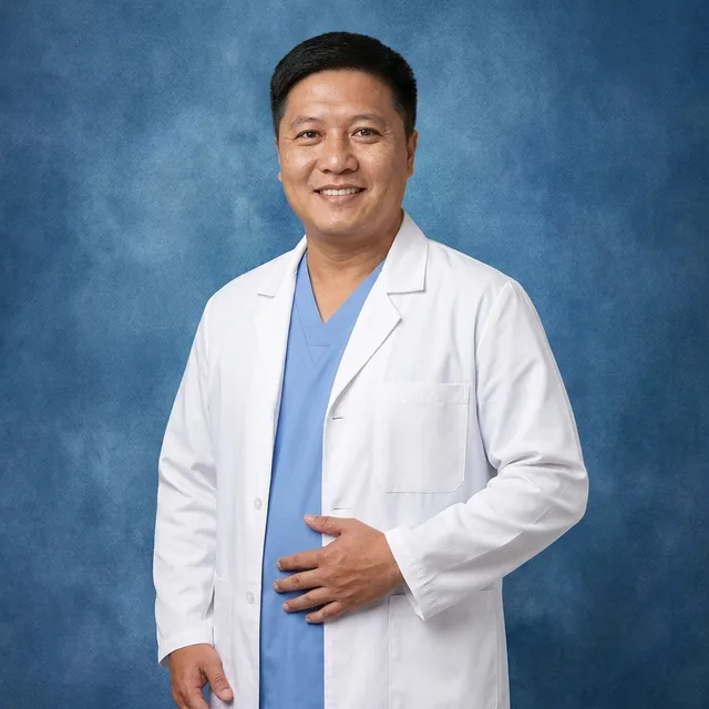 The clinic — uniform AI team headshot