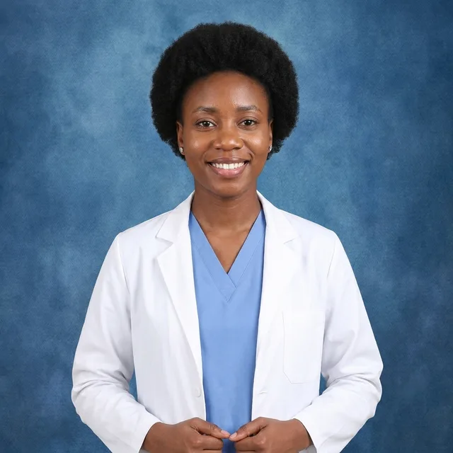 The clinic — uniform AI team headshot