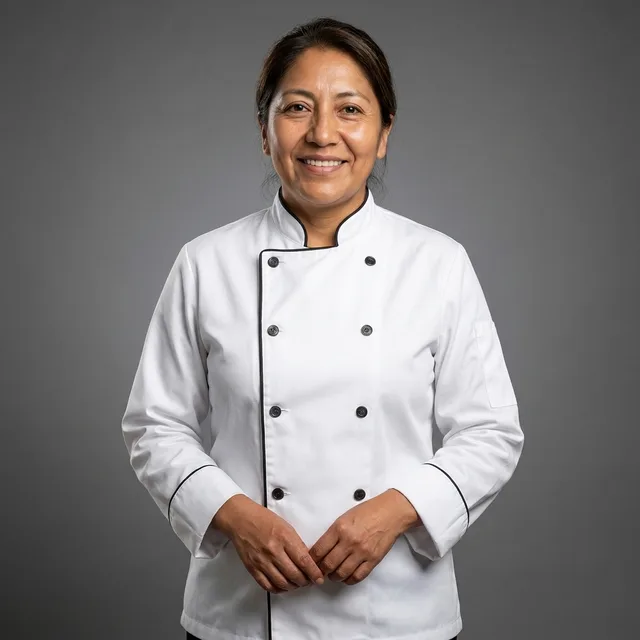 The kitchen brigade — uniform AI team headshot
