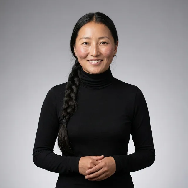 The design studio — uniform AI team headshot