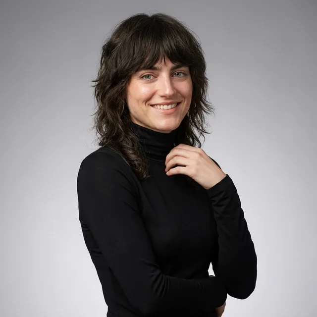 The design studio — uniform AI team headshot